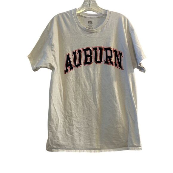MV Sport Other - Auburn University Men's Graphic T-Shirt White Size L